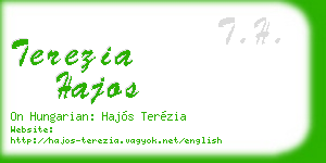 terezia hajos business card