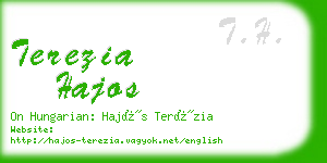 terezia hajos business card